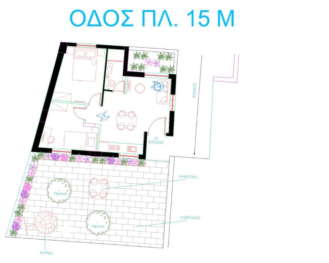 Lemon Garden Stylish Private Apartment Каламата Екстериор снимка
